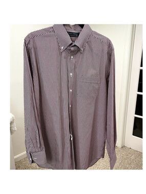 Tom Jones Corporate Image Red/Blue Gingham Button Down Shirt - 2XL